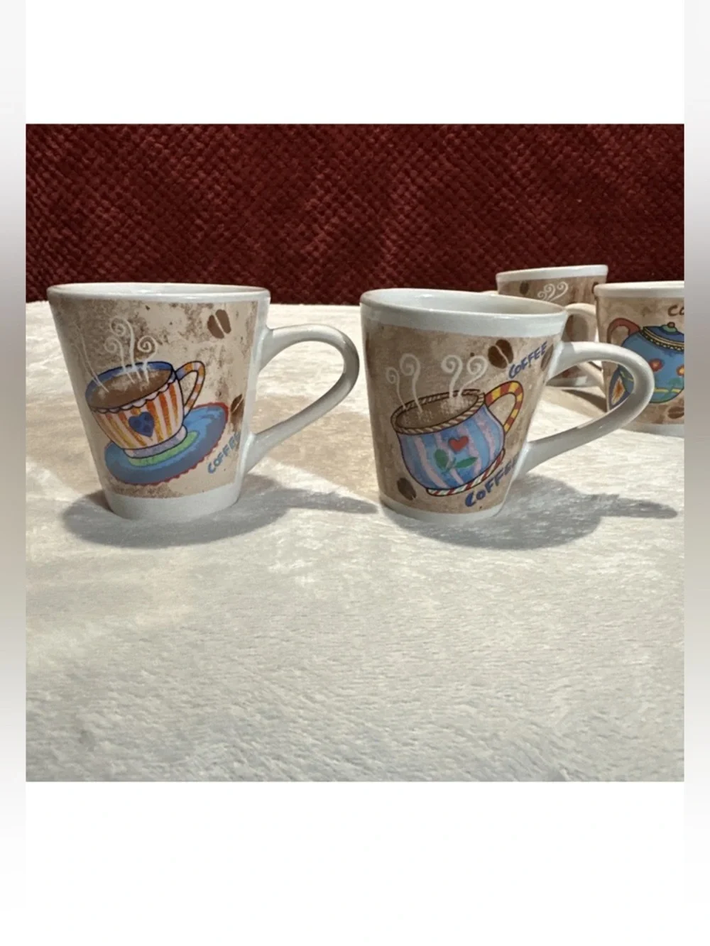 Espresso Cups With Handles By Encore 2x2.5
